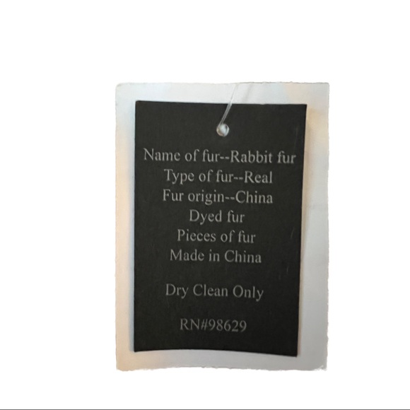 NWT | REAL Rabbit Fur Scarf | One Size - Picture 3 of 4